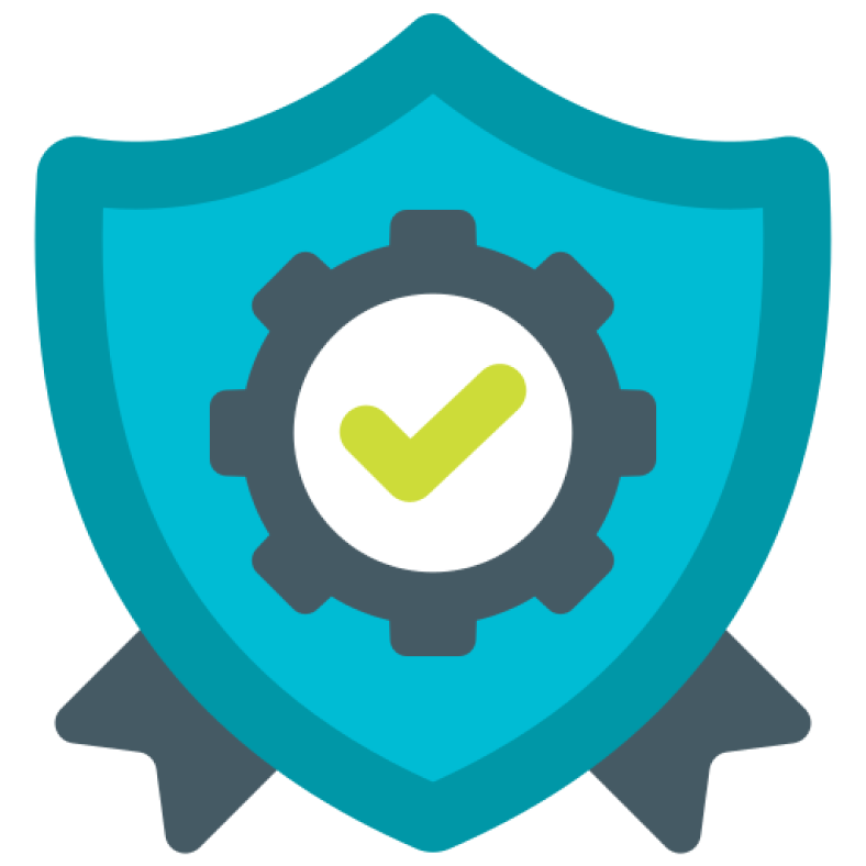 Shield icon representing quality